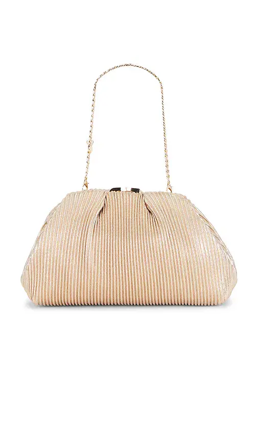 olga berg Naomi Pleated Clutch | Thumbnail 2 olga berg Naomi Pleated Clutch | Thumbnail 2