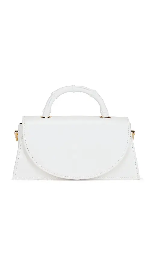 olga berg Phoebe Bamboo Handle Bag | Image 1 olga berg Phoebe Bamboo Handle Bag | Image 1