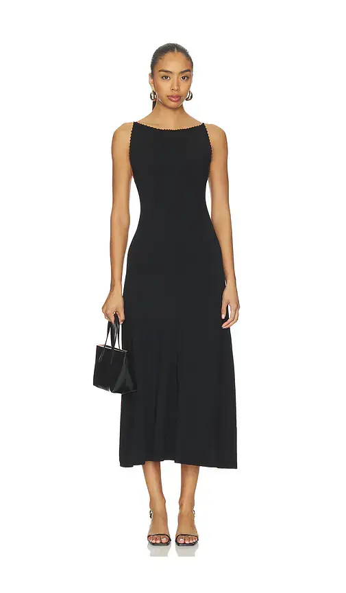 Theory Square Neck Maxi Dress | Image 1 Theory Square Neck Maxi Dress | Image 1