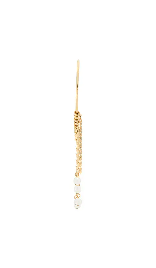 LELET NY Freshwater Pearl Tassel Ear Cuff | Thumbnail 3