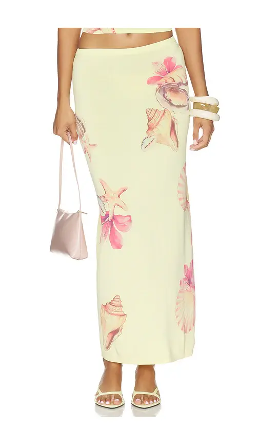 Lovers and Friends Katia Floral Print Midi Skirt | Image 1 Lovers and Friends Katia Floral Print Midi Skirt | Image 1