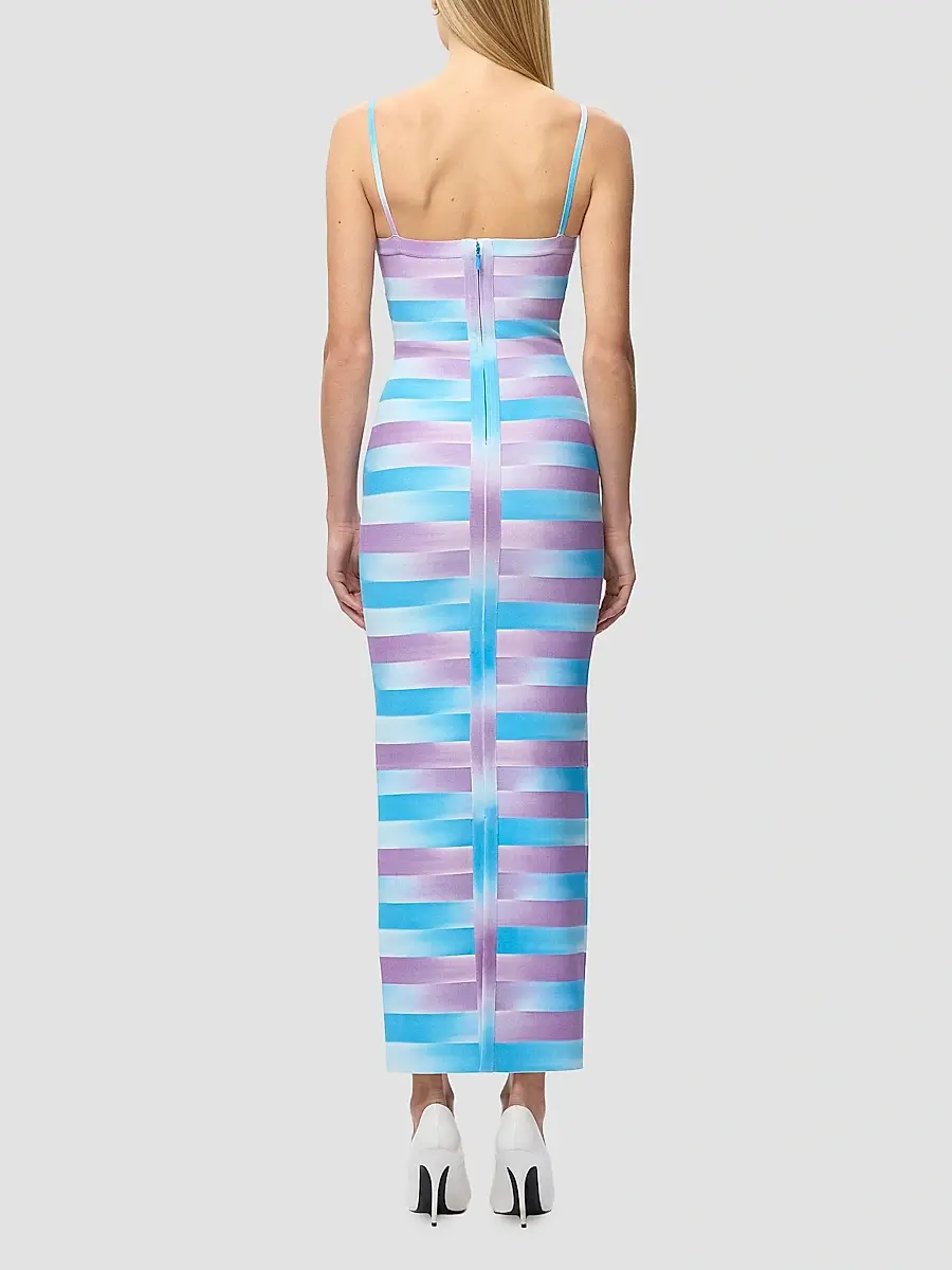 Hervé Léger Women's The Cara Ombré Stripe Gown | Thumbnail 6 Hervé Léger Women's The Cara Ombré Stripe Gown | Thumbnail 6