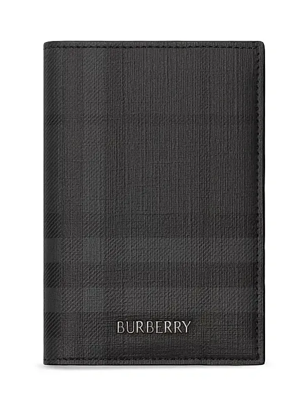 Burberry MS City Check Passport Holder