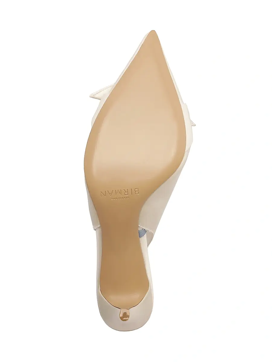 Alexandre Birman Women's Clarita Classic 85MM Leather Slingback Pumps | Thumbnail 8