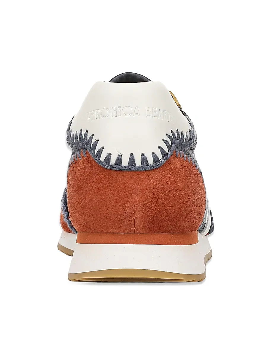 Veronica Beard Women's Penrose 25MM Whipstitch Colorblocked Sneakers | Thumbnail 3