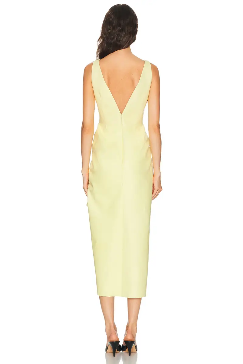 Givenchy V-Neck Leather Dress | Thumbnail 3 Givenchy V-Neck Leather Dress | Thumbnail 3