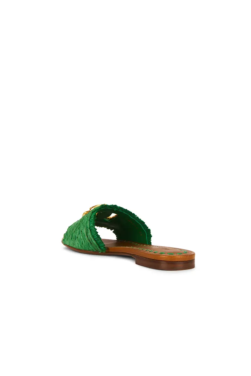 Dolce & Gabbana Raffia Flat Slide | Thumbnail 3 Dolce & Gabbana Raffia Flat Slide | Thumbnail 3