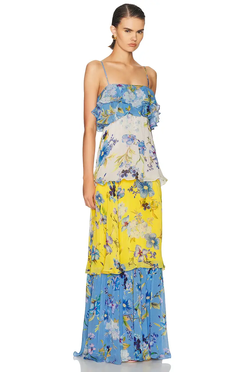 Hemant & Nandita Tiered Maxi Dress | Thumbnail 2 Hemant & Nandita Tiered Maxi Dress | Thumbnail 2