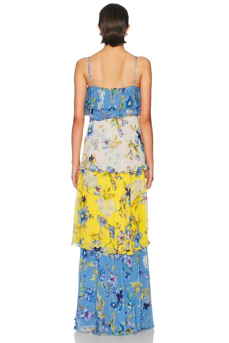 Hemant & Nandita Tiered Maxi Dress | Thumbnail 3 Hemant & Nandita Tiered Maxi Dress | Thumbnail 3