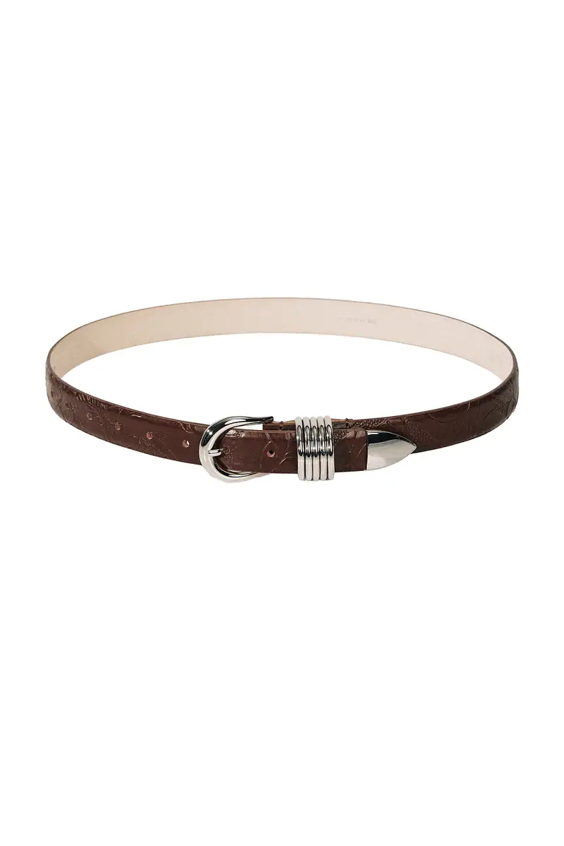 Déhanche Hollyhock Embossed Belt | Image 1 Déhanche Hollyhock Embossed Belt | Image 1