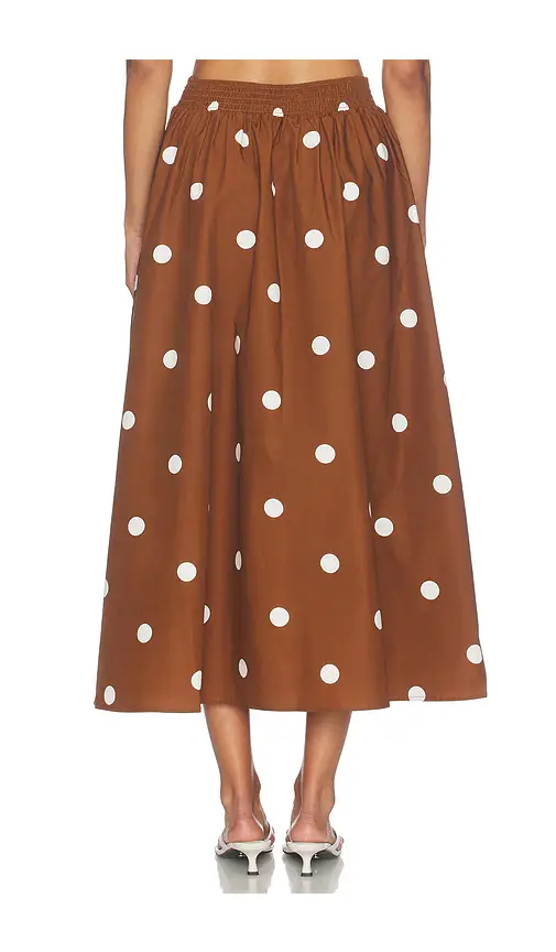 susana monaco Polka Dot Poplin Midi Skirt | Thumbnail 4 susana monaco Polka Dot Poplin Midi Skirt | Thumbnail 4
