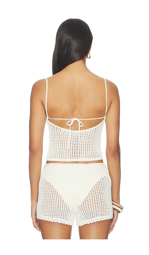 Lovers and Friends Malu Pointelle Tank Top | Thumbnail 3 Lovers and Friends Malu Pointelle Tank Top | Thumbnail 3