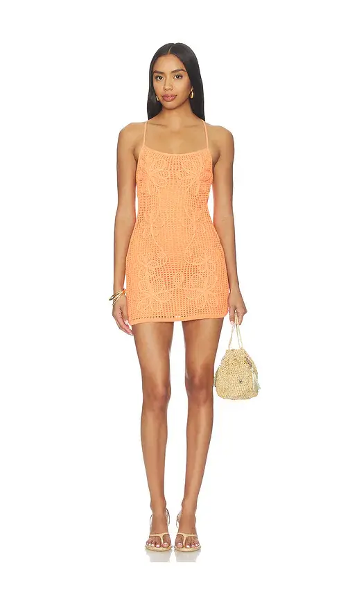 Lovers and Friends Ottillie Pointelle Mini Dress | Image 1 Lovers and Friends Ottillie Pointelle Mini Dress | Image 1