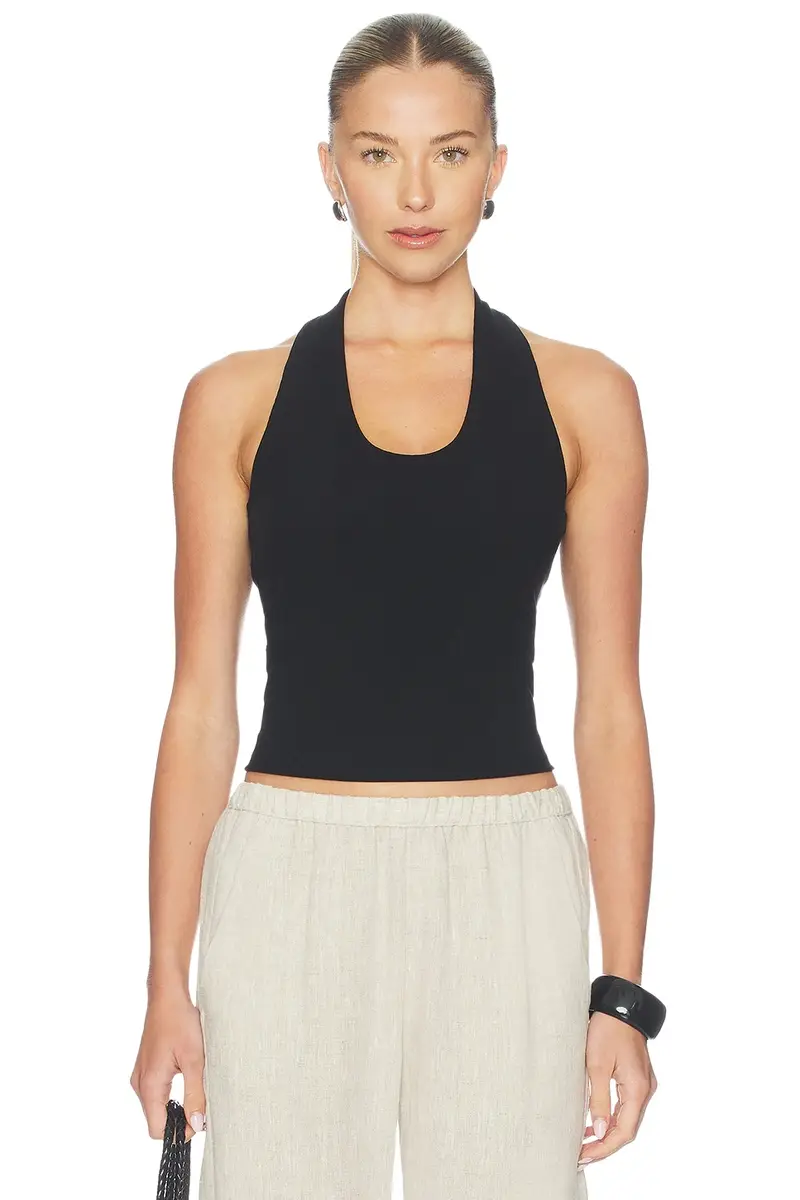 Ribbed Halter Top