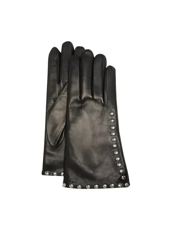 Guanti Giglio Fiorentino Studded Nappa Leather Gloves