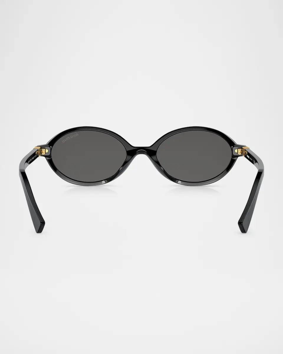 Miu Miu Acetate Oval Sunglasses | Thumbnail 4 Miu Miu Acetate Oval Sunglasses | Thumbnail 4