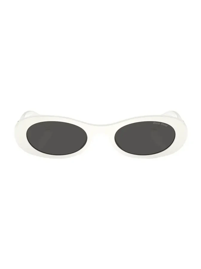 Logo Acetate Oval Sunglasses