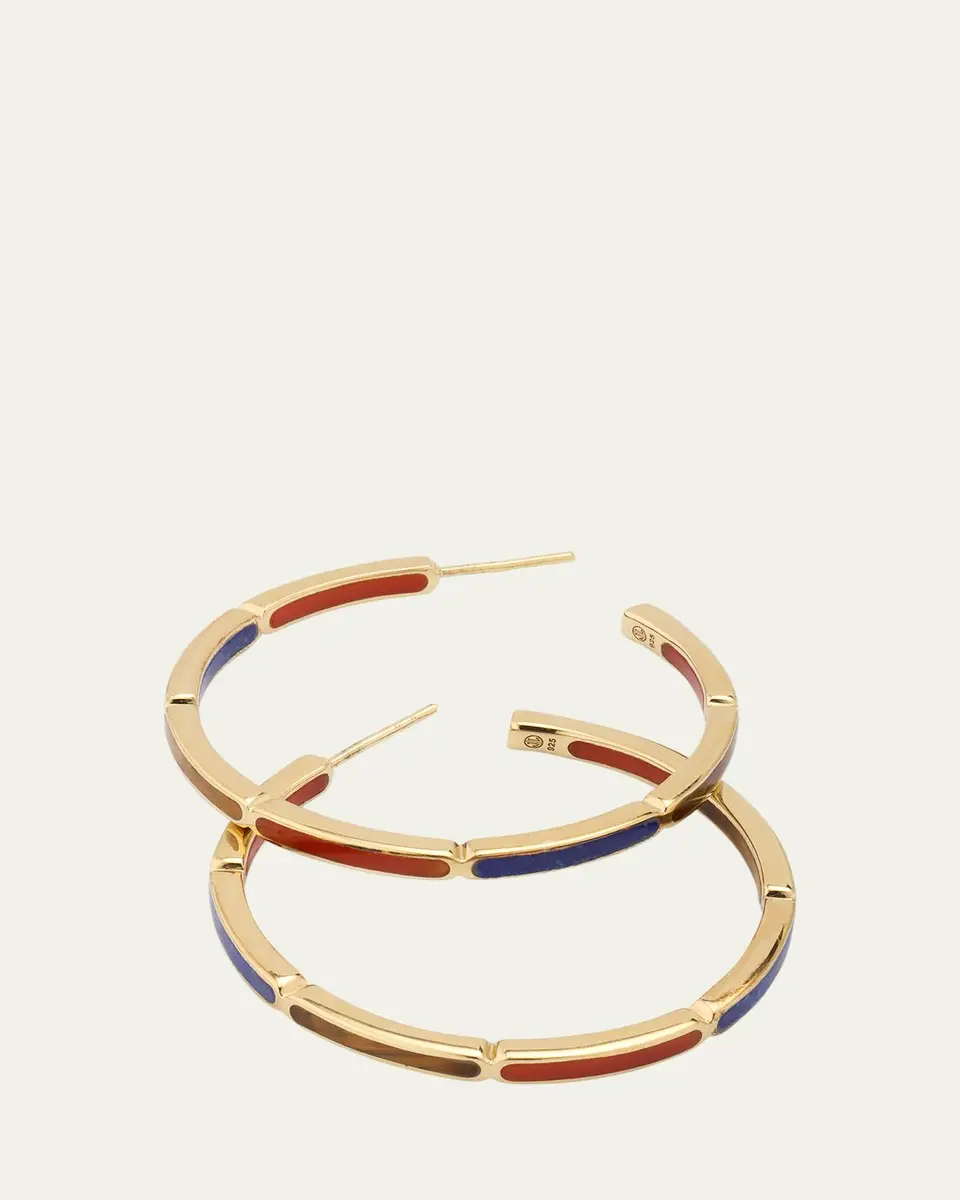 Jan Leslie Inside Out Gemstone Hoop Earrings | Thumbnail 7 Jan Leslie Inside Out Gemstone Hoop Earrings | Thumbnail 7