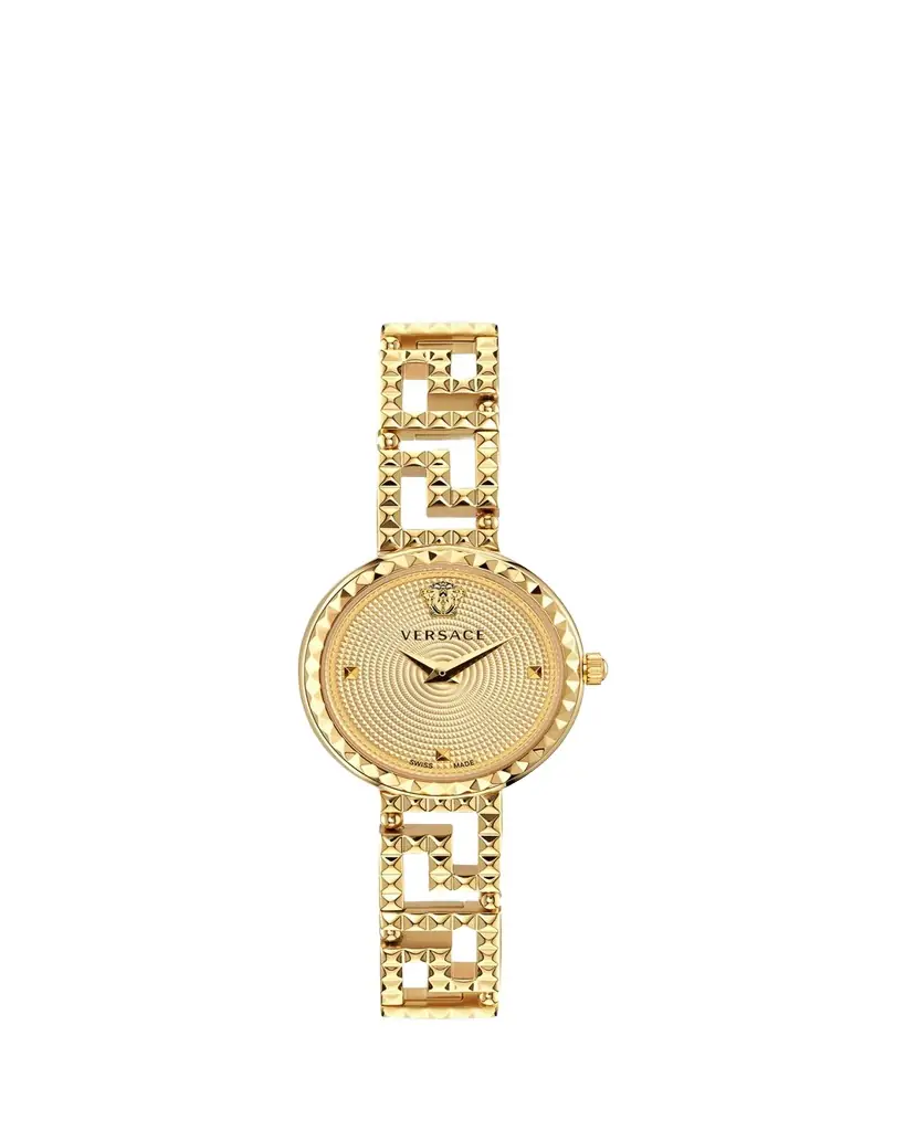 Versace 28mm Greca Goddess Watch with Bracelet Strap, Gold Plated | Image 1 Versace 28mm Greca Goddess Watch with Bracelet Strap, Gold Plated | Image 1
