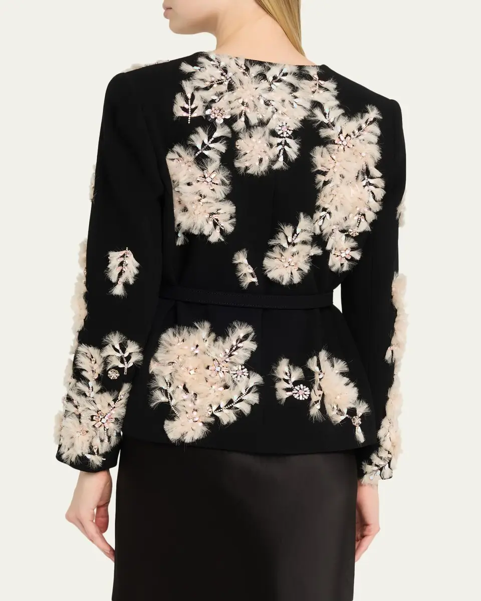 Libertine Whispering Blooms Belted Wrap Jacket | Thumbnail 3 Libertine Whispering Blooms Belted Wrap Jacket | Thumbnail 3