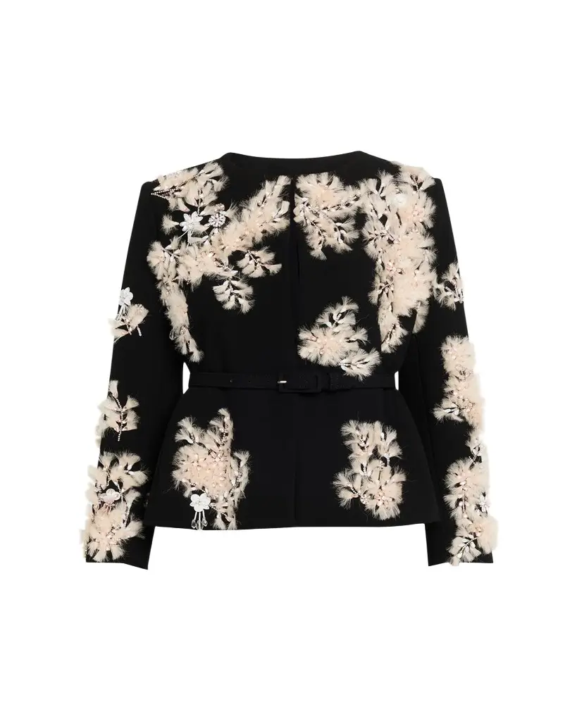 Libertine Whispering Blooms Belted Wrap Jacket | Image 1 Libertine Whispering Blooms Belted Wrap Jacket | Image 1
