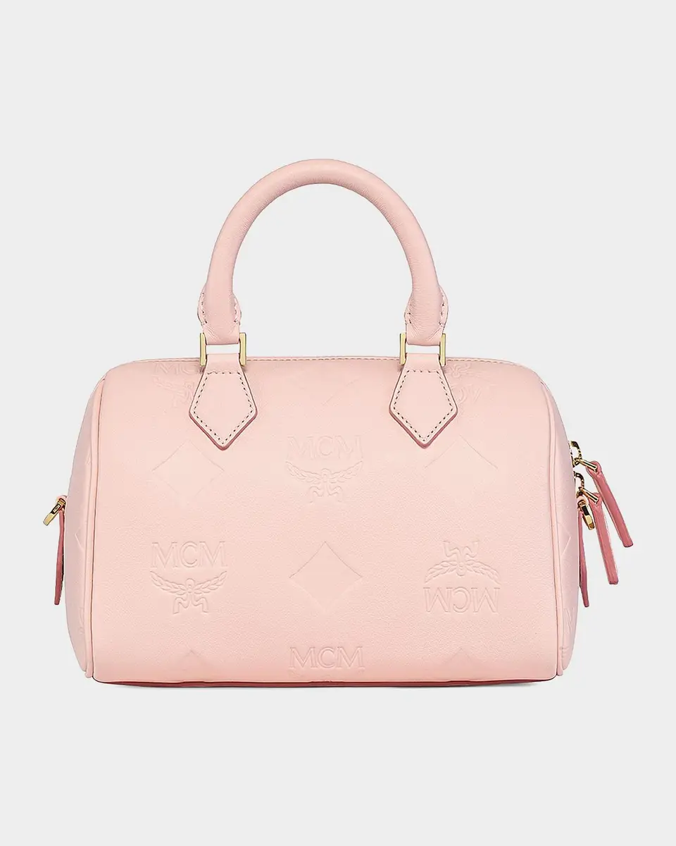 MCM Ella Boston Small Visetos Leather Crossbody Bag | Thumbnail 2 MCM Ella Boston Small Visetos Leather Crossbody Bag | Thumbnail 2