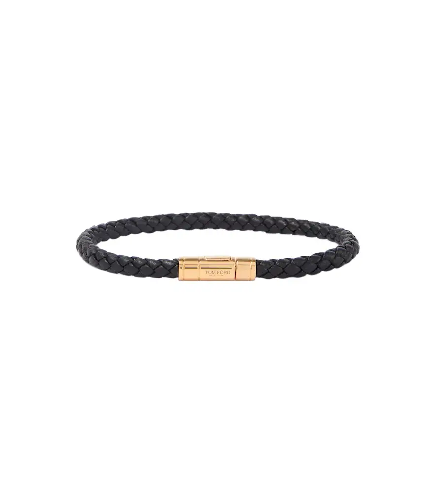 Tom Ford Braided leather bracelet | Image 1 Tom Ford Braided leather bracelet | Image 1