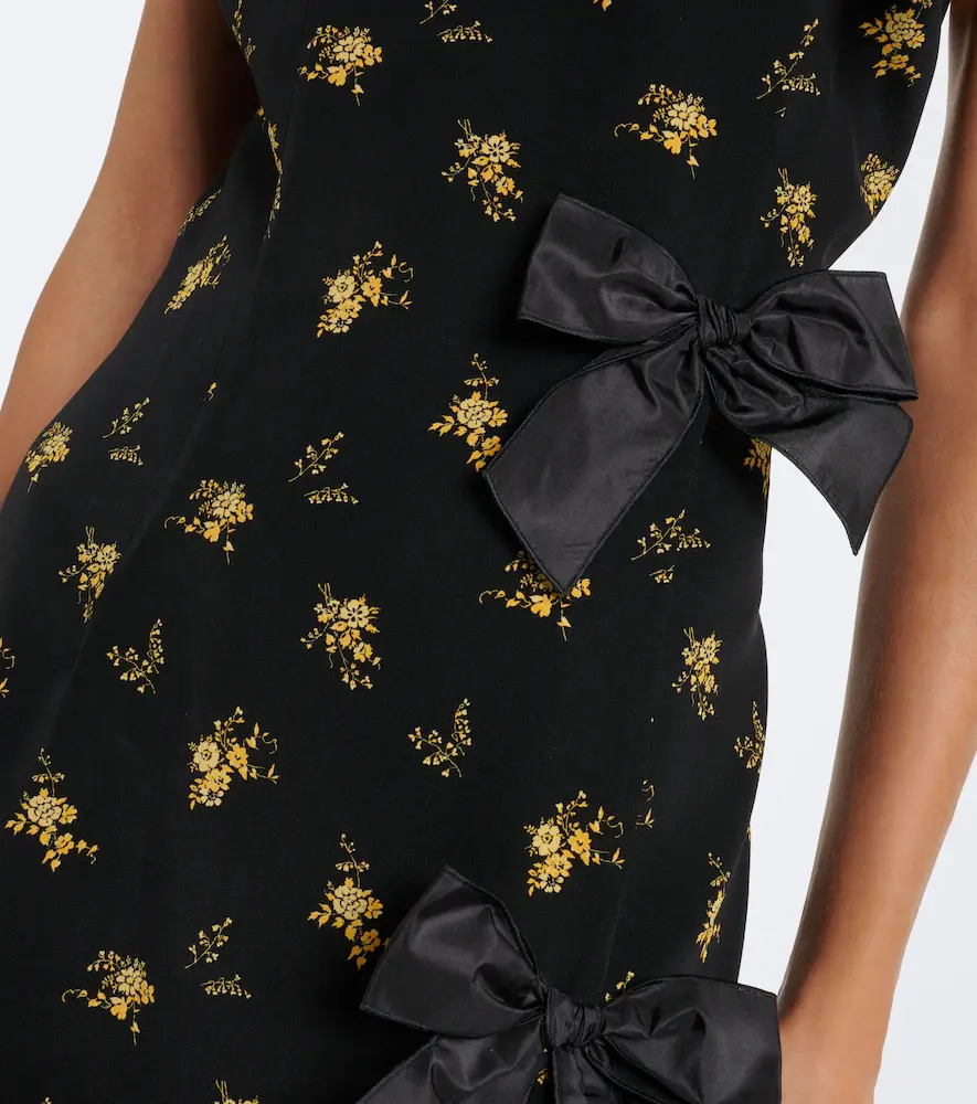 Alessandra Rich Bow-detail floral silk gown | Thumbnail 4 Alessandra Rich Bow-detail floral silk gown | Thumbnail 4