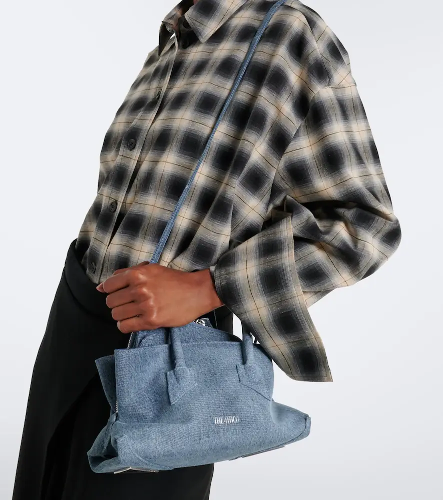 The Attico La Passeggiata Mini denim top-handle bag | Thumbnail 5 The Attico La Passeggiata Mini denim top-handle bag | Thumbnail 5