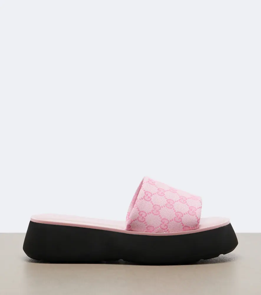 Gucci GG canvas platform slides | Thumbnail 2