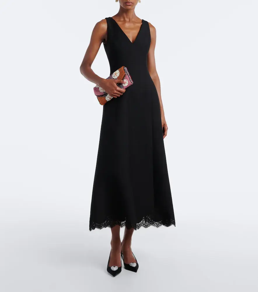 Valentino Garavani Caur Royal velvet slingback pumps | Thumbnail 5