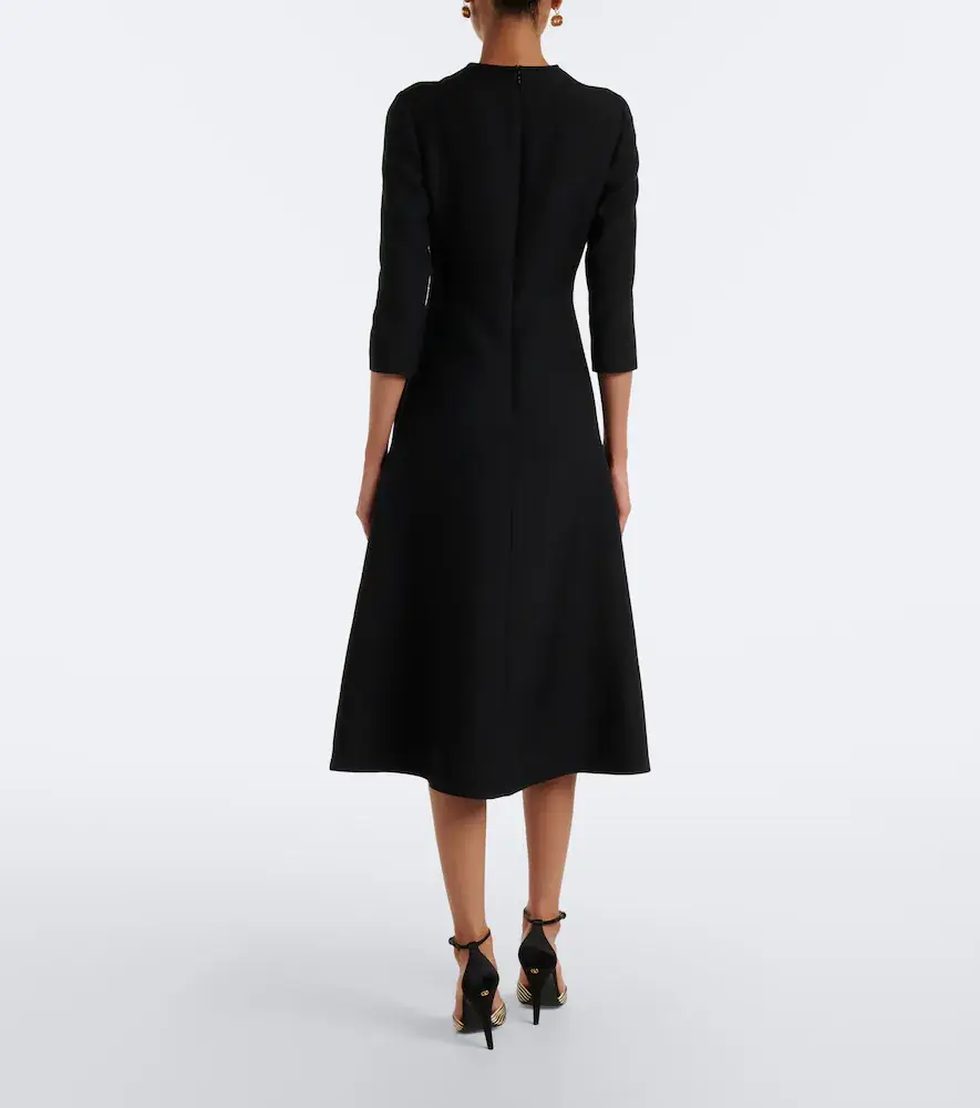 Valentino Garavani Crepe Couture embellished midi dress | Thumbnail 3