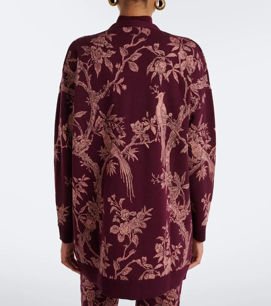 Etro Floral jacquard wool-blend cardigan | Thumbnail 3 Etro Floral jacquard wool-blend cardigan | Thumbnail 3