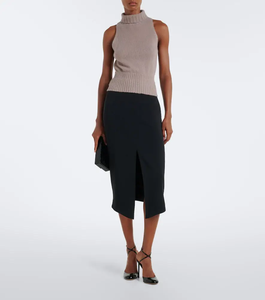 Tom Ford Cashmere and silk-blend high-neck vest | Thumbnail 2 Tom Ford Cashmere and silk-blend high-neck vest | Thumbnail 2