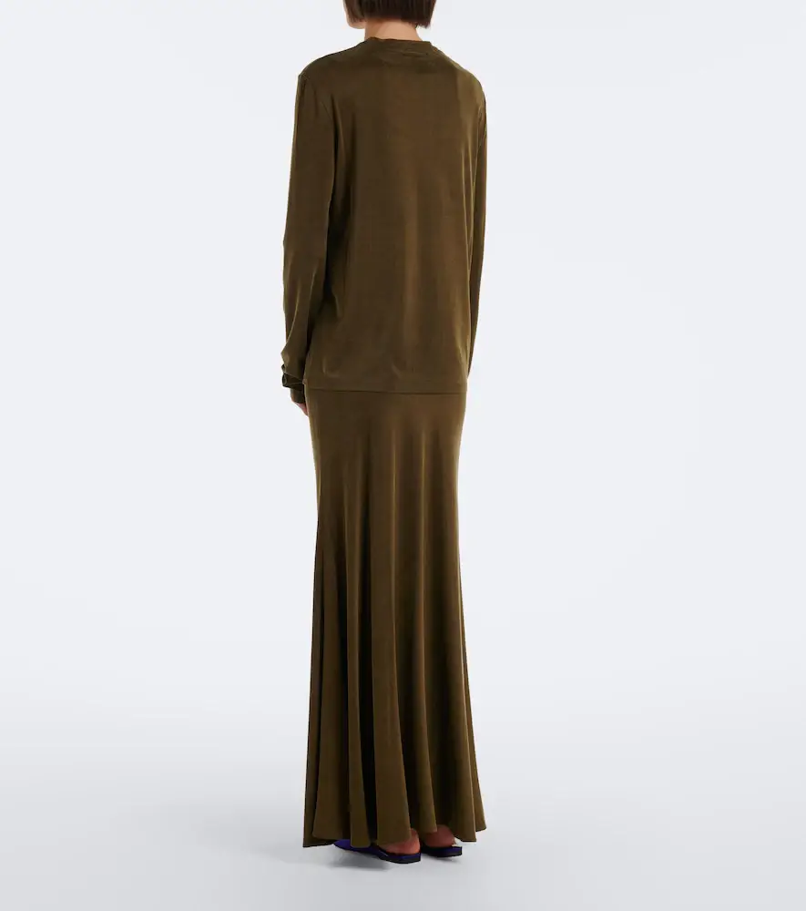 Tom Ford Jersey maxi skirt | Thumbnail 3 Tom Ford Jersey maxi skirt | Thumbnail 3