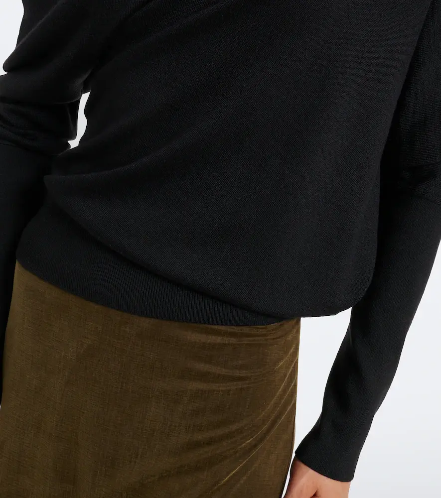 Tom Ford Off-shoulder wool and silk sweater | Thumbnail 2 Tom Ford Off-shoulder wool and silk sweater | Thumbnail 2