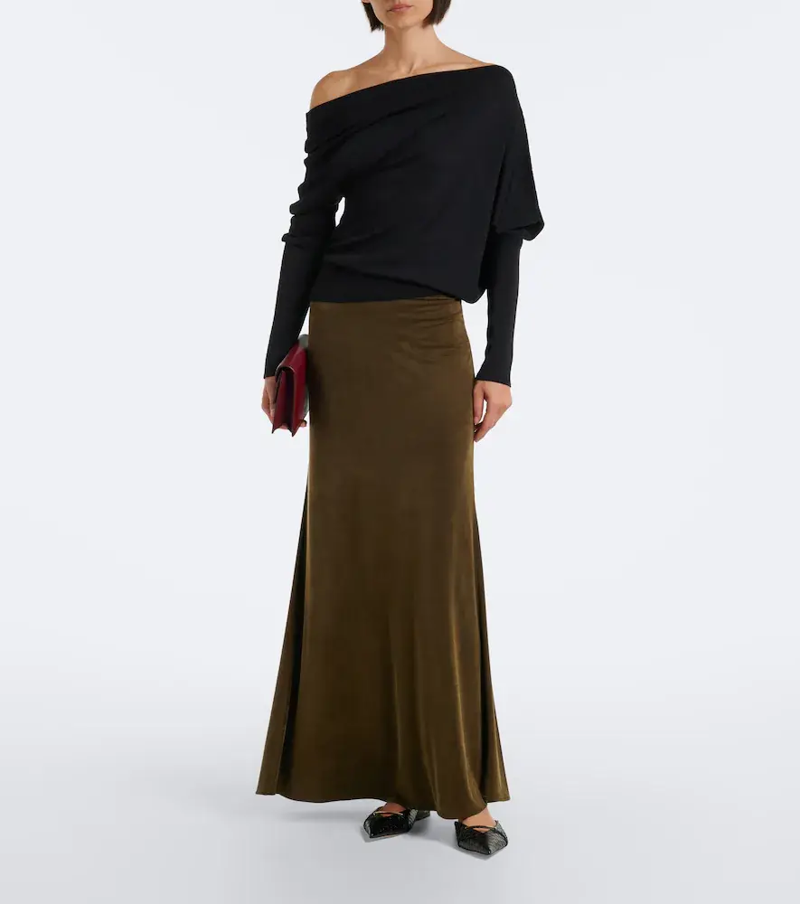 Tom Ford Off-shoulder wool and silk sweater | Thumbnail 4 Tom Ford Off-shoulder wool and silk sweater | Thumbnail 4