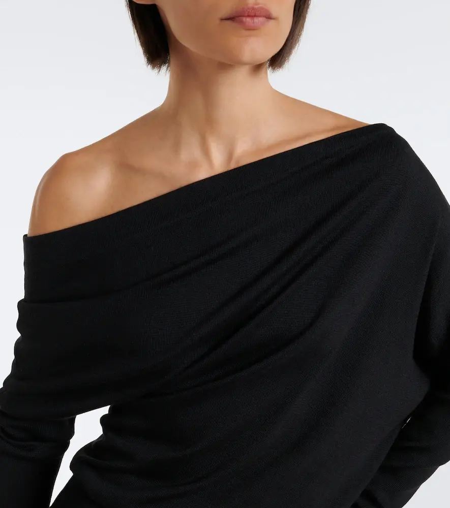 Tom Ford Off-shoulder wool and silk sweater | Thumbnail 6 Tom Ford Off-shoulder wool and silk sweater | Thumbnail 6