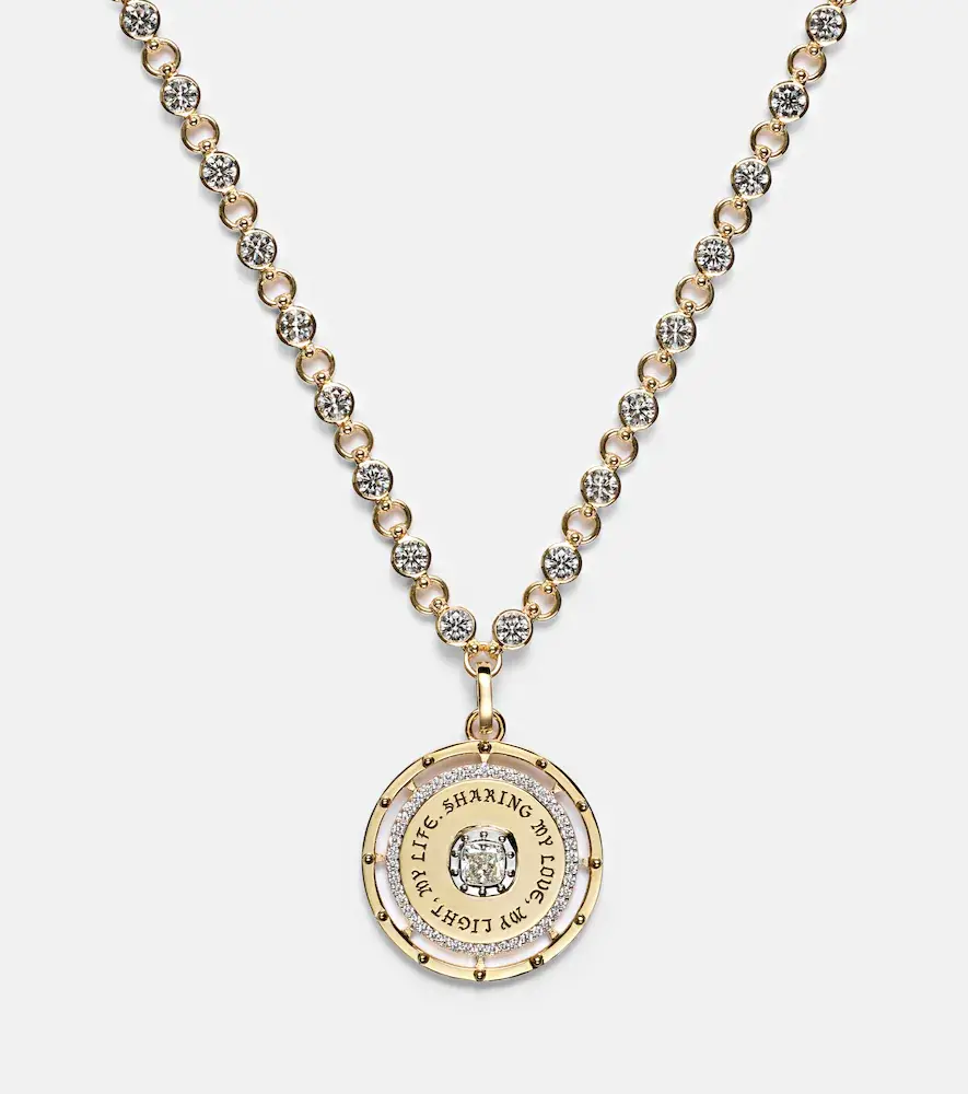 Foundrae Lovestruck Commitment 18kt gold pendant necklace with diamonds | Thumbnail 3 Foundrae Lovestruck Commitment 18kt gold pendant necklace with diamonds | Thumbnail 3