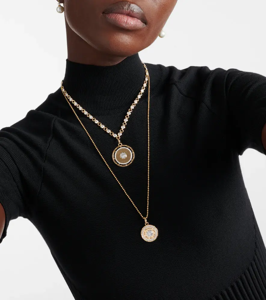 Foundrae Lovestruck Commitment 18kt gold pendant necklace with diamonds | Thumbnail 5 Foundrae Lovestruck Commitment 18kt gold pendant necklace with diamonds | Thumbnail 5