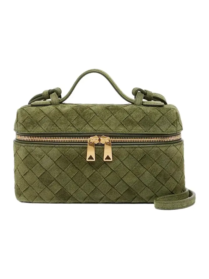 Bottega Veneta Bang Bang Intrecciato suede vanity bag
