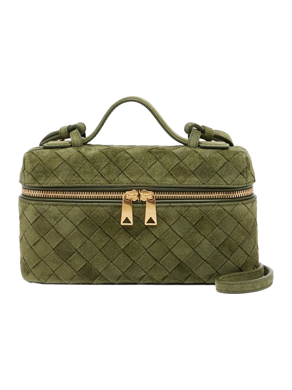 Bang Bang Intrecciato suede vanity bag Bang Bang Intrecciato suede vanity bag