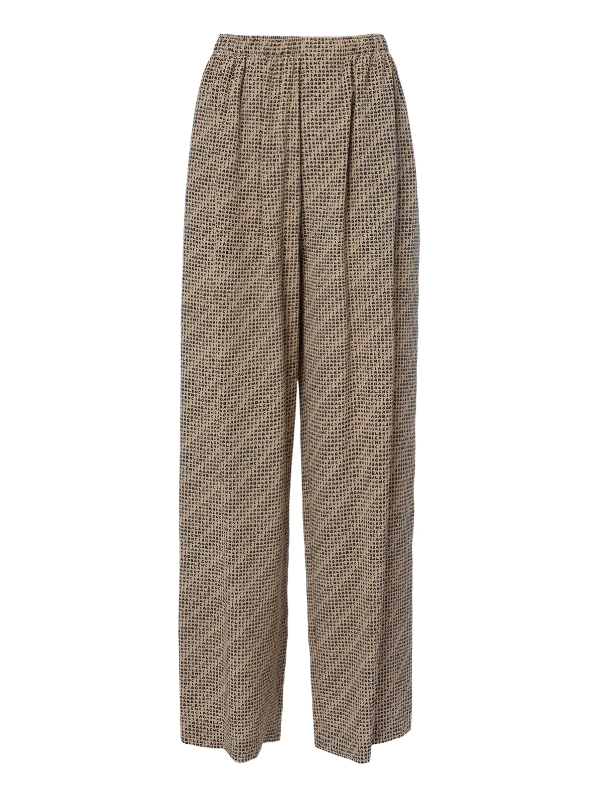 Balenciaga Logo silk pajama pants