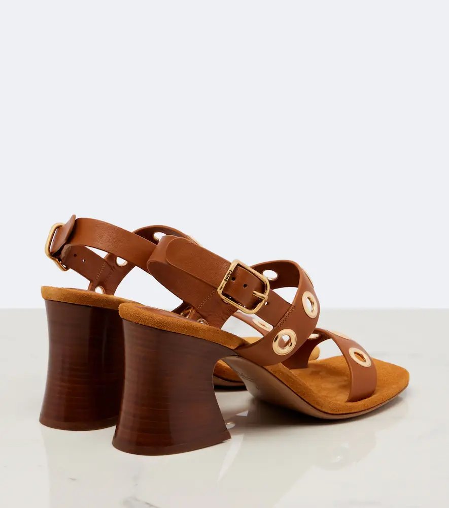 Chloe Chloé Embellished leather sandals | Thumbnail 4 Chloe Chloé Embellished leather sandals | Thumbnail 4