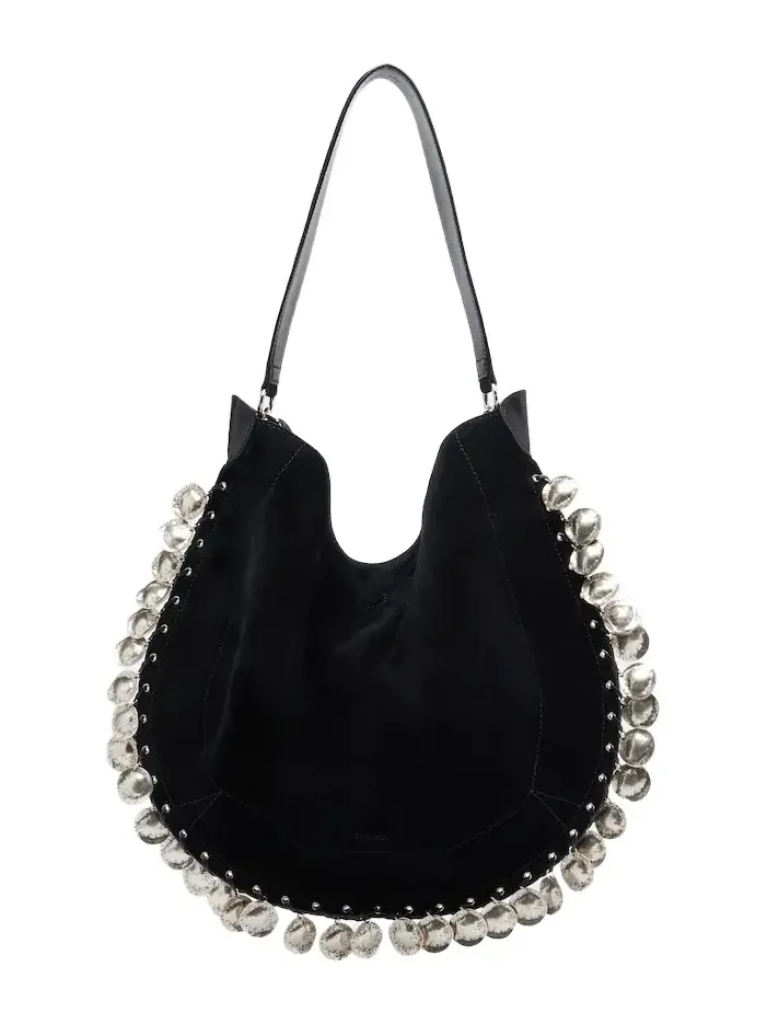 Oskan Soft Medium suede shoulder bag