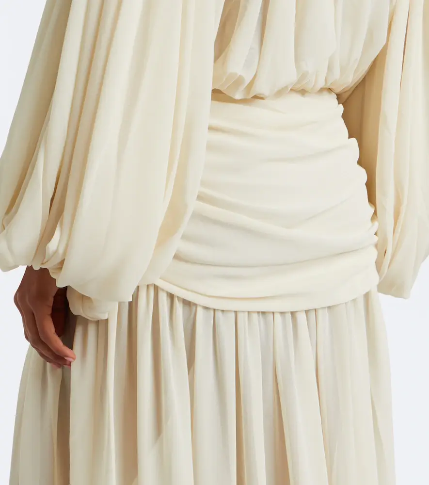 DE LA VALI Agapito chiffon maxi skirt | Thumbnail 2 DE LA VALI Agapito chiffon maxi skirt | Thumbnail 2