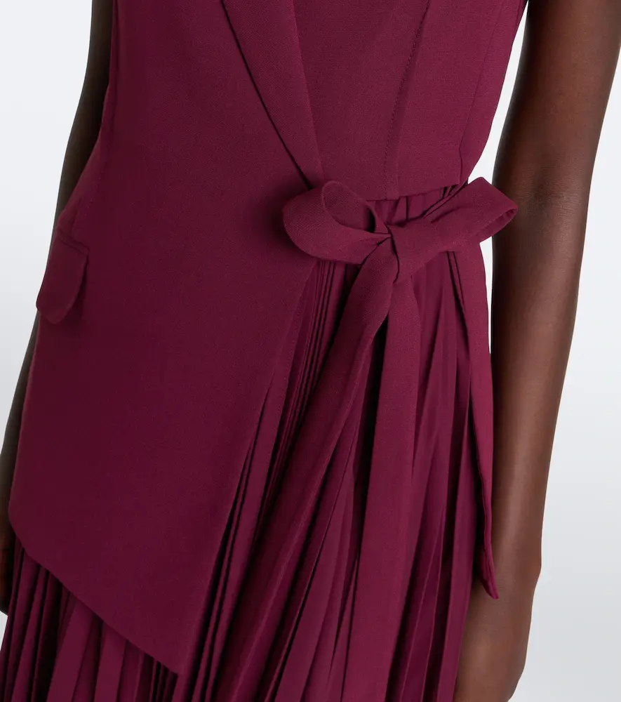 Simkhai Helena crêpe midi dress | Thumbnail 3