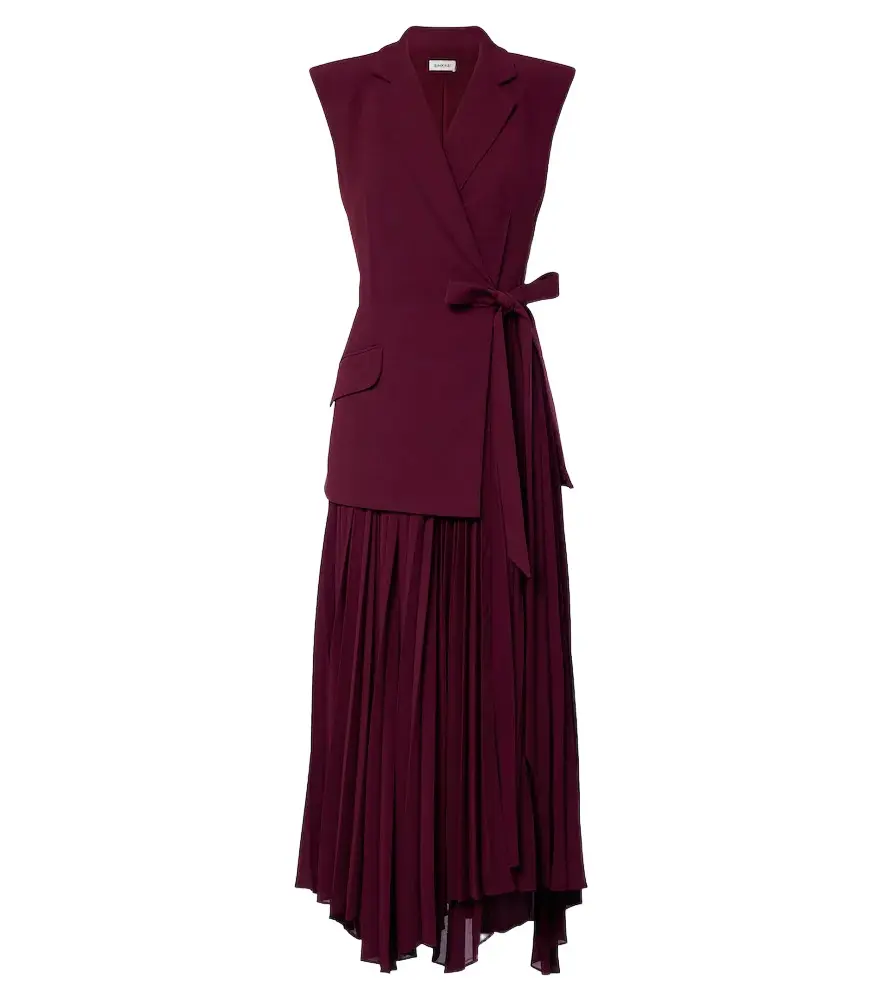 Simkhai Helena crêpe midi dress | Image 1 Simkhai Helena crêpe midi dress | Image 1