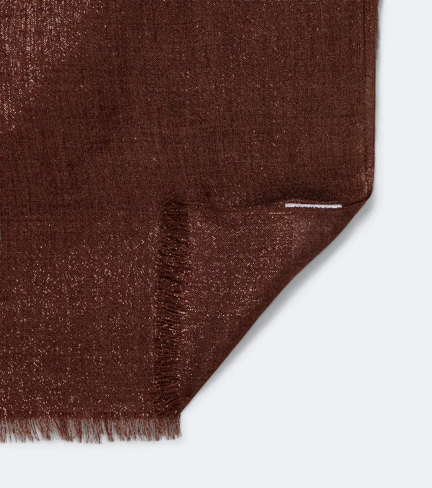 Brunello Cucinelli Lurex cashmere and silk-blend scarf | Thumbnail 3 Brunello Cucinelli Lurex cashmere and silk-blend scarf | Thumbnail 3