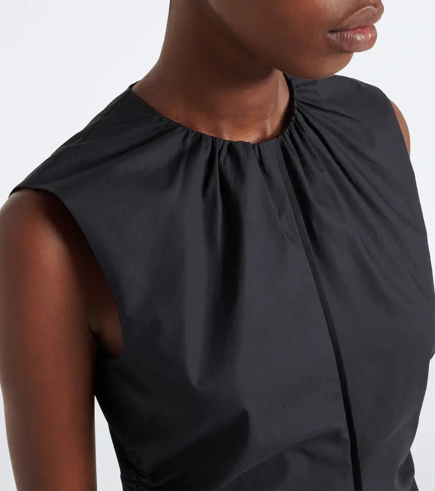 SIR. Klara ruched cotton minidress | Thumbnail 5